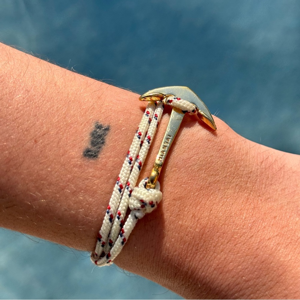 Miansai Anchor Rope Bracelet (Gold)